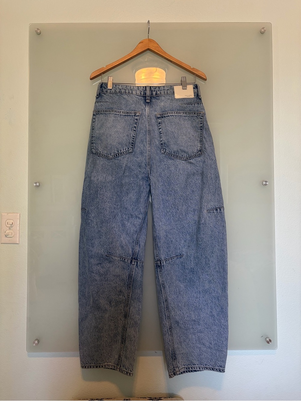 Rag & Bone Charlie Ankle Barrel-Leg Jeans in Harmony - Picture 3 of 6
